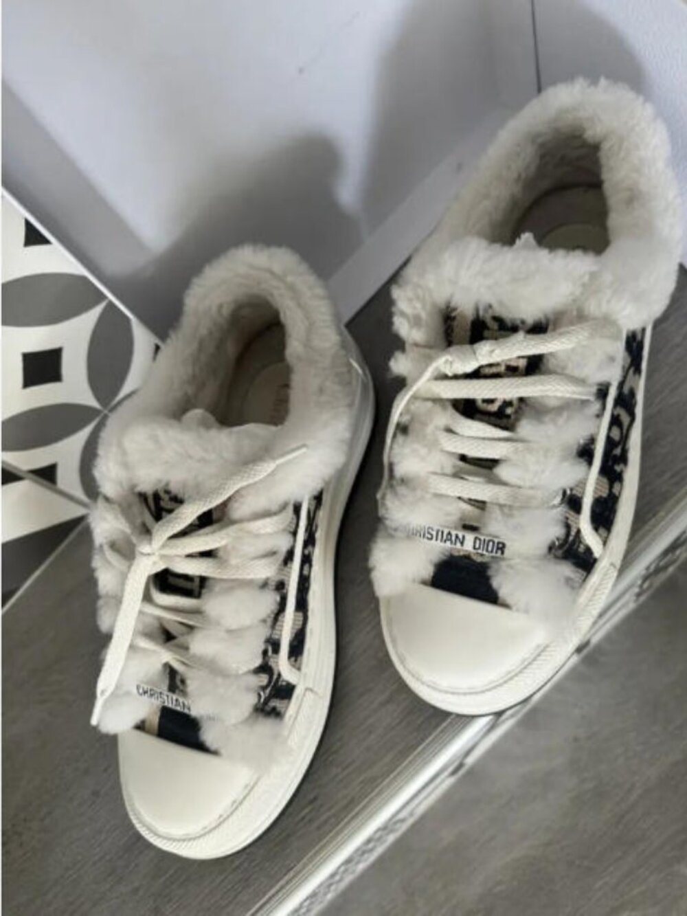Dior Walk'n'Dior Platform Sneakers Size 39 - With Box & Dust Bag